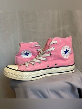 Converse Pink High-Top Kids Sneakers